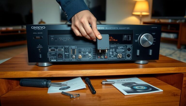 Can I add a Bluetooth adapter to an older Onkyo receiver?