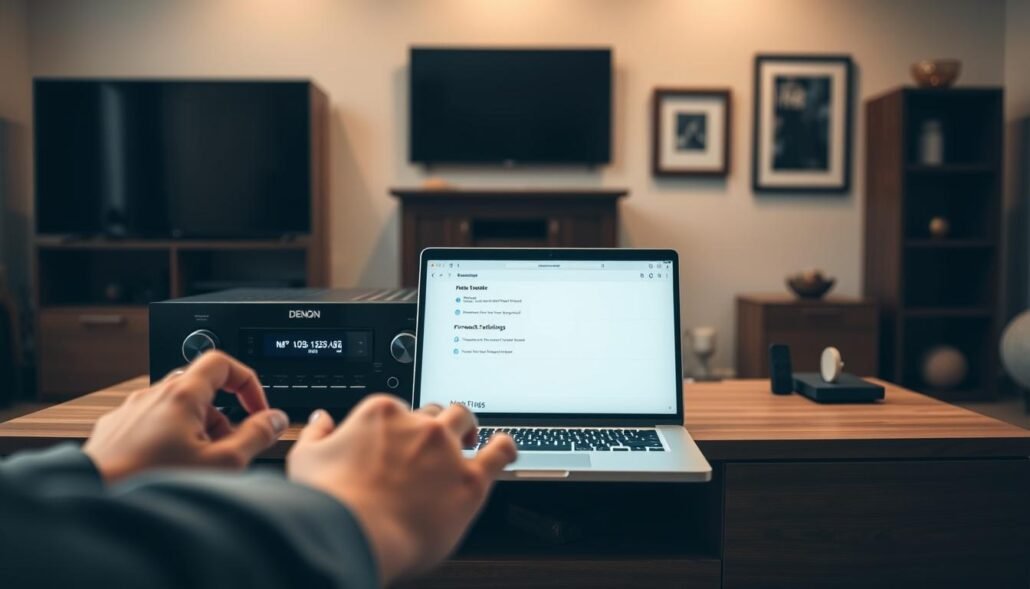 Check Denon firmware version Check Denon firmware version