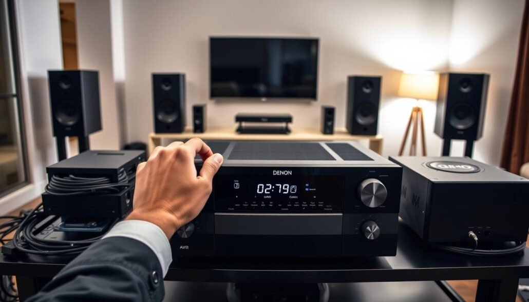 Denon AVR-S970H setup process