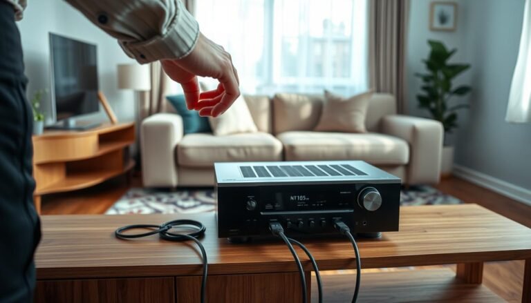 How long should I leave a receiver unplugged to clear a "glitch"?