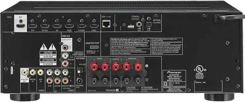 Discontinued by Manufacturer Pioneer VSX-822-K 5.1-Channel Network Ready A/V Receiver 