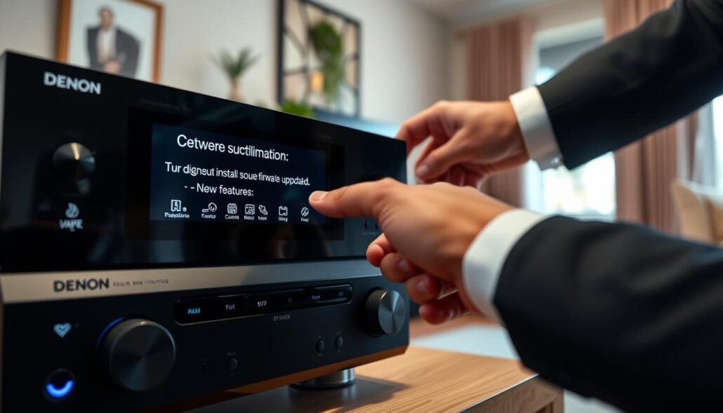 Verify Denon firmware installation Verify Denon firmware installation