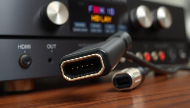 What is the difference between "HDMI In" and "HDMI Out" on a receiver?