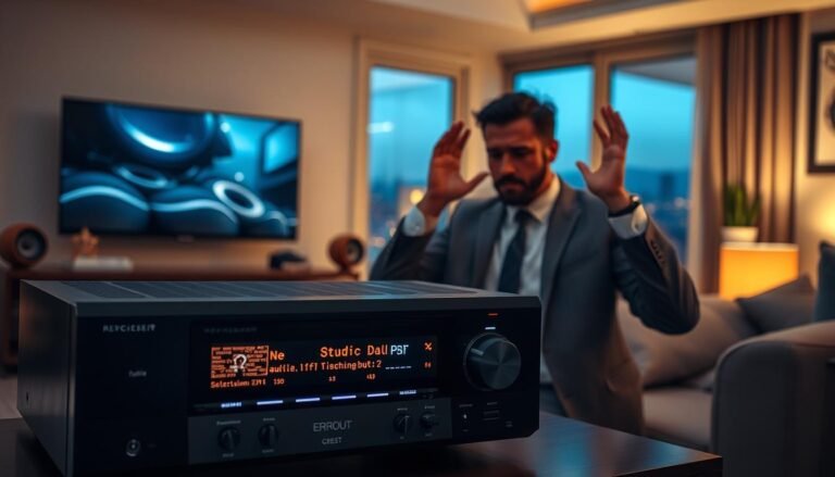 Why does the audio cut out for a second when I change channels receiver?