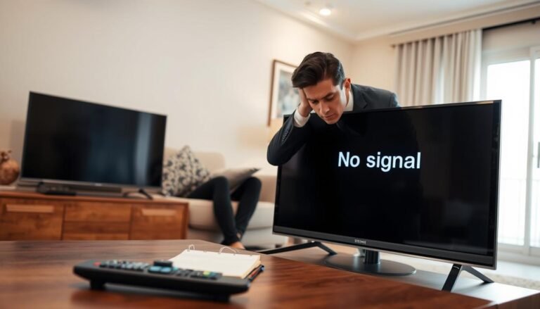 Why is there no signal on my TV when using the receiver?