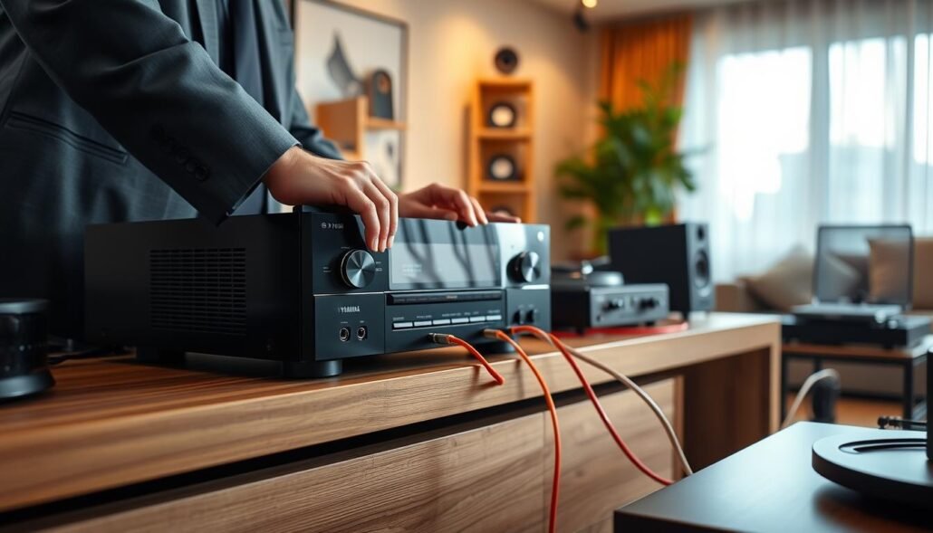 Yamaha R-N800A Receiver Setup Process Yamaha R-N800A Receiver Setup Process