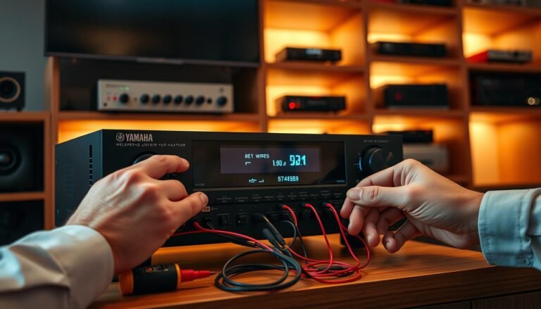 Yamaha receiver: How do I fix "Check SP Wires"?