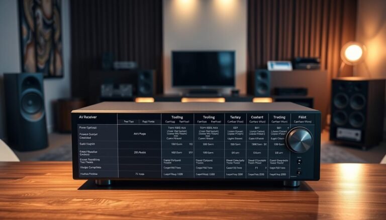 av receiver comparison chart