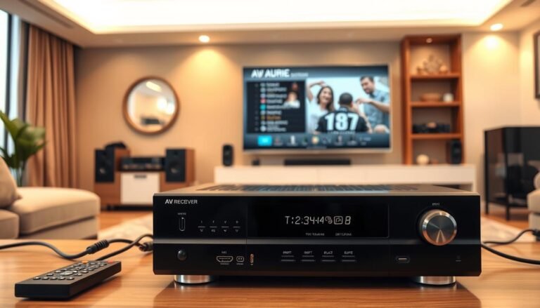 how to connect av receiver to tv